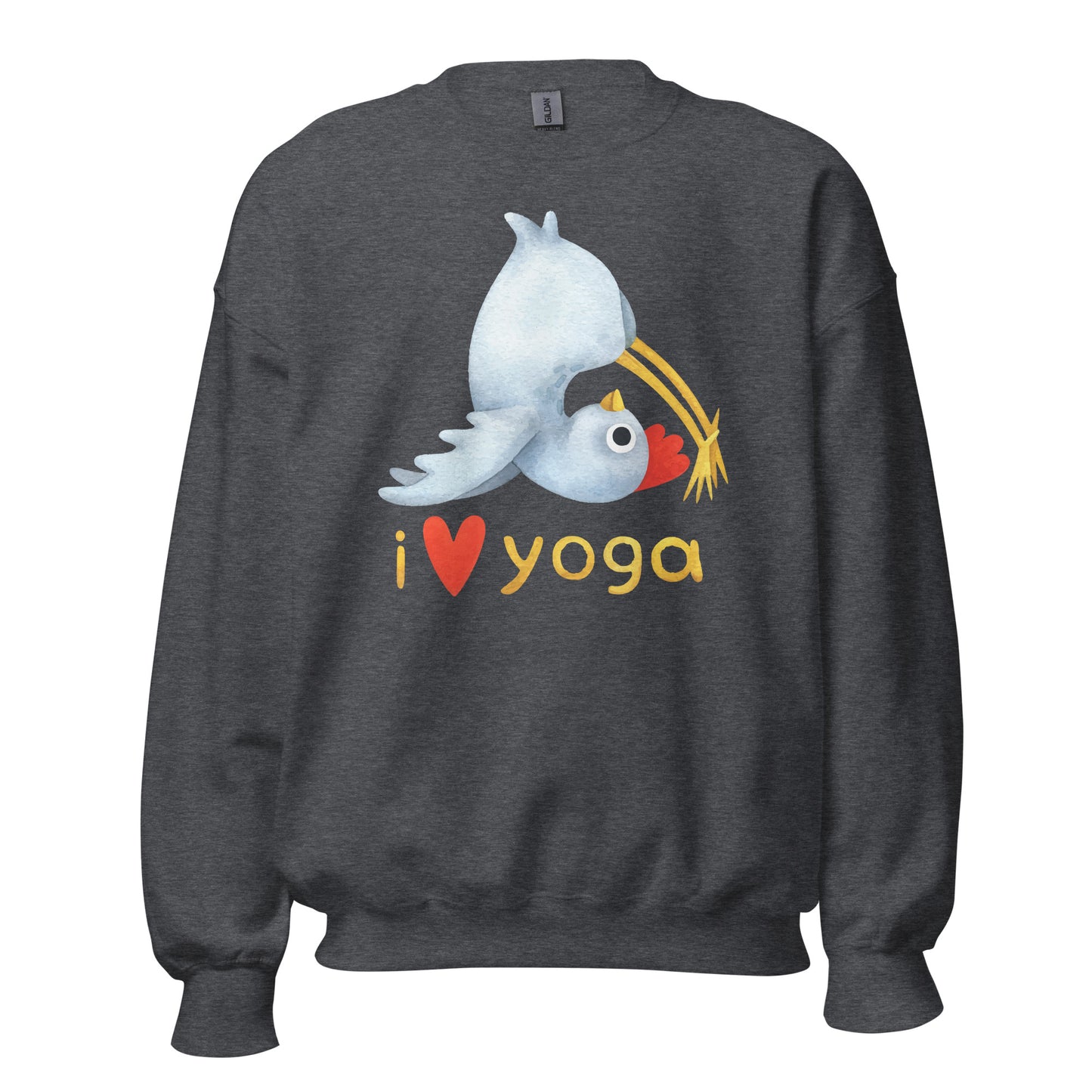 Frauen Pullover i love yoga