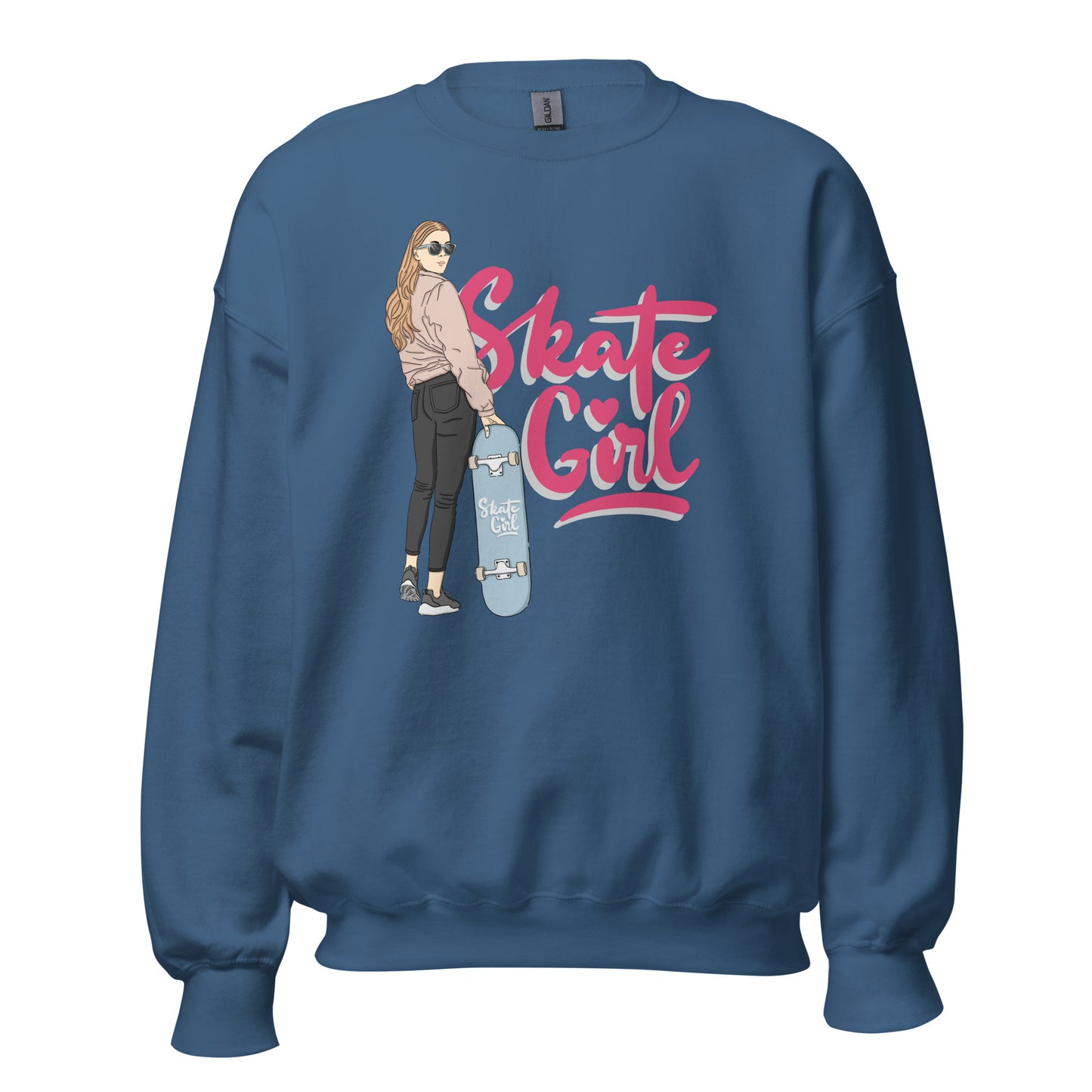 Frauen Pullover Skate girl