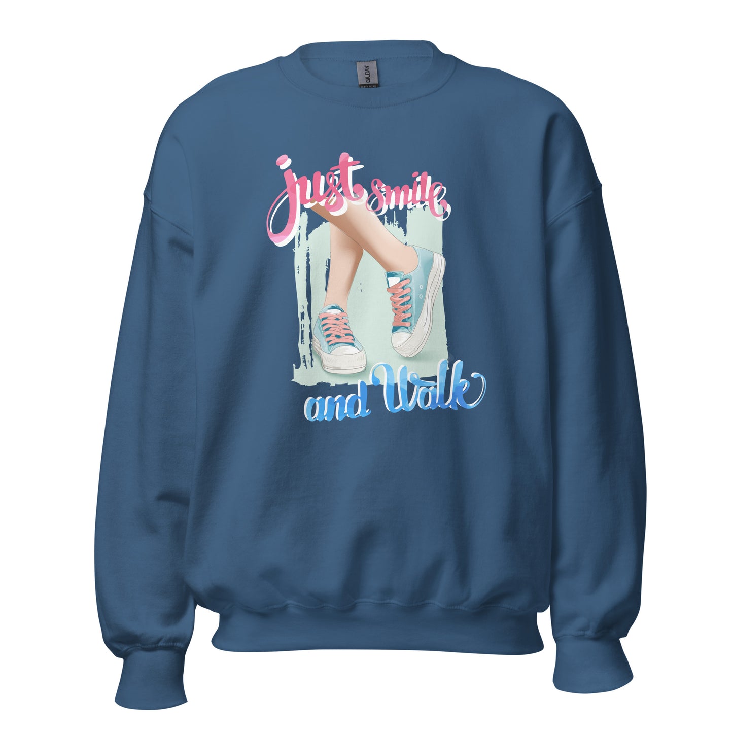 Frauen Pullover just smile