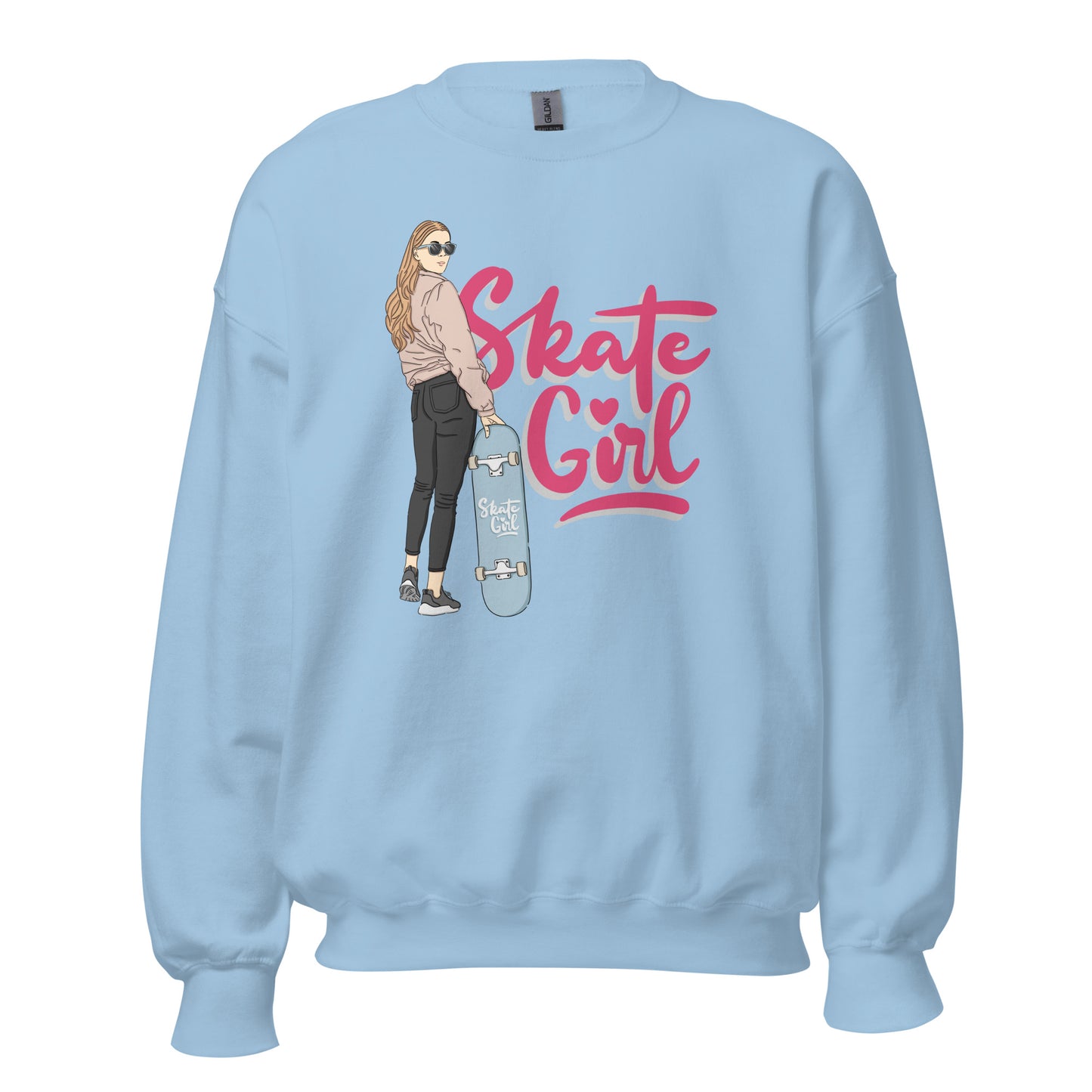 Frauen Pullover Skate girl
