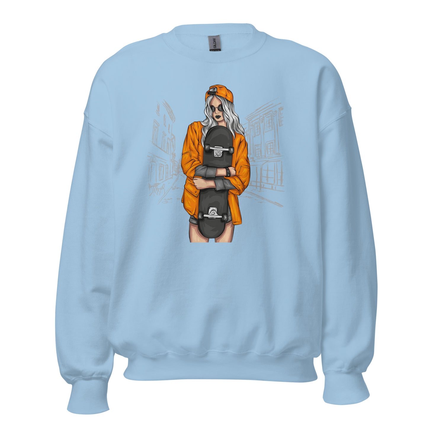 Damen Pullover skater girl