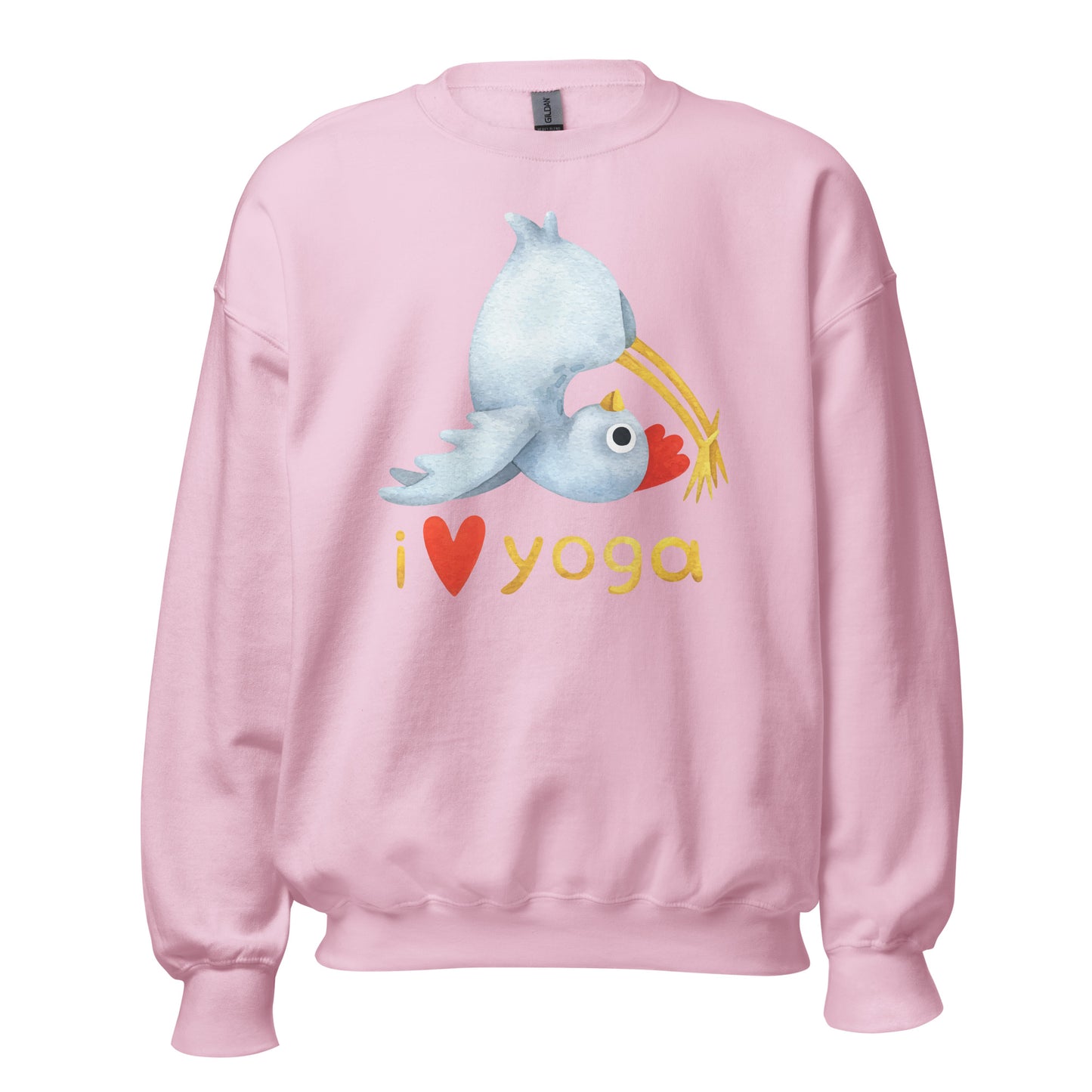 Frauen Pullover i love yoga