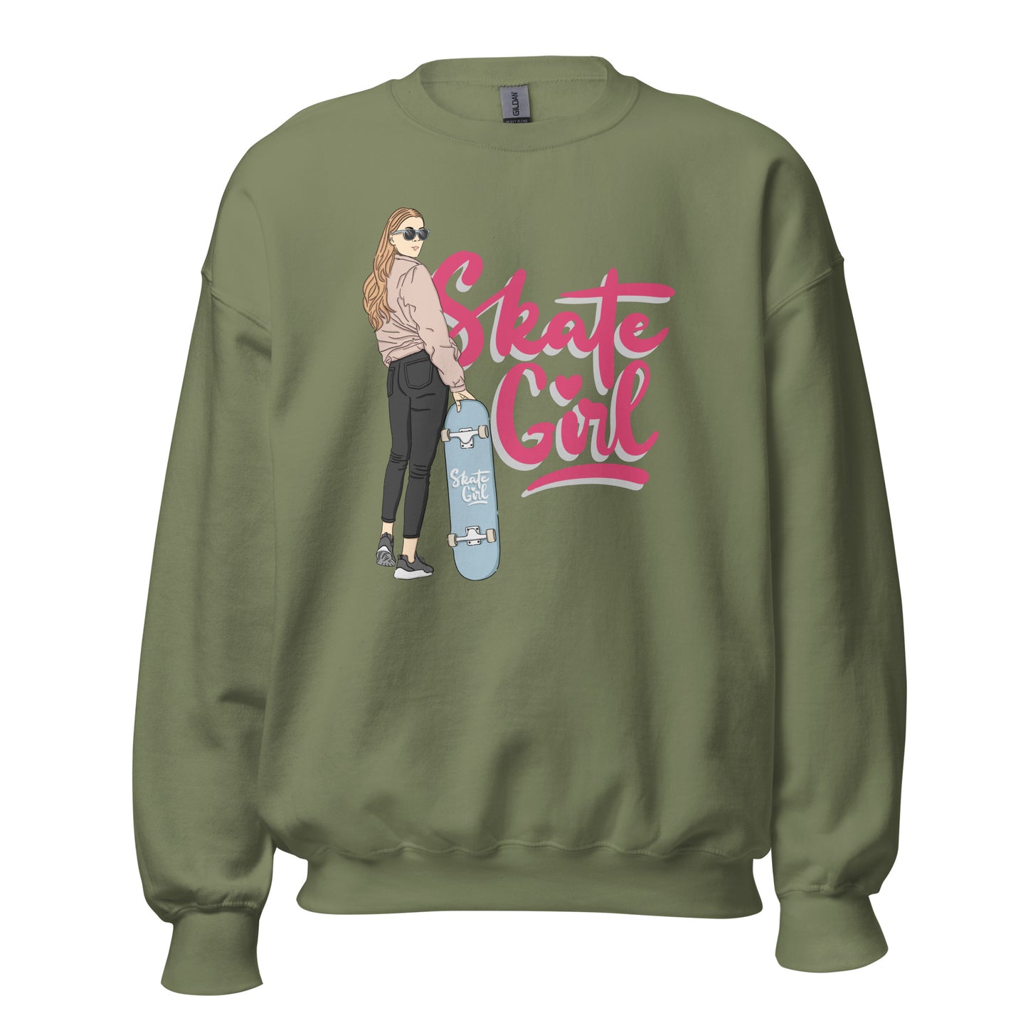 Frauen Pullover Skate girl