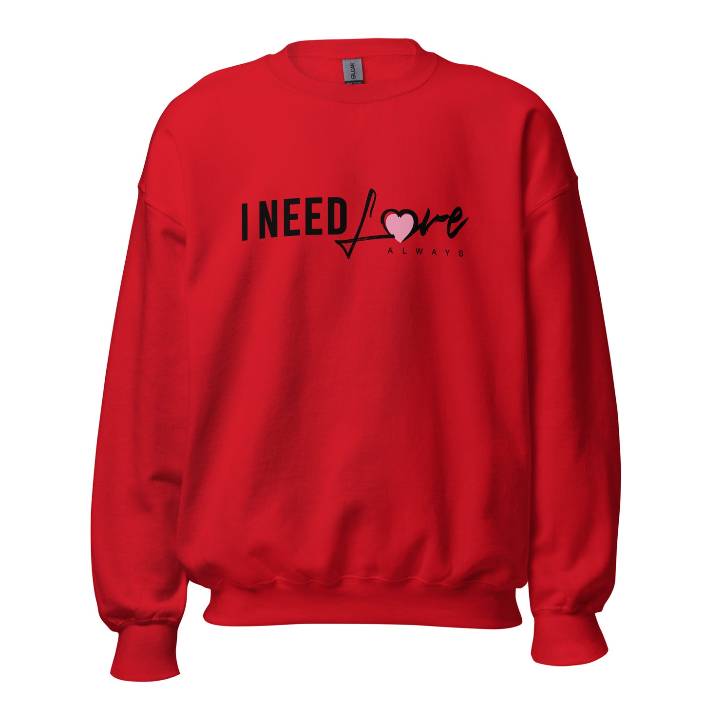 Damen Pullover i need love