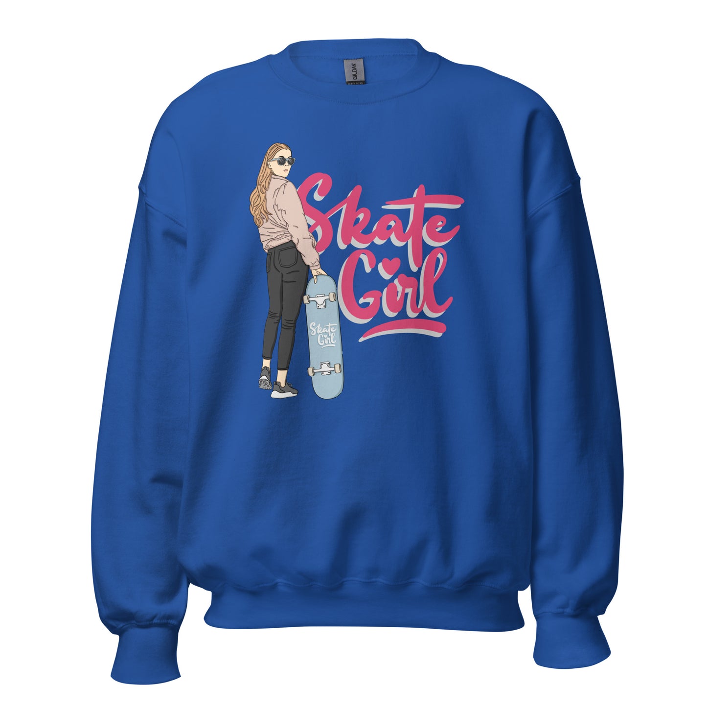 Frauen Pullover Skate girl