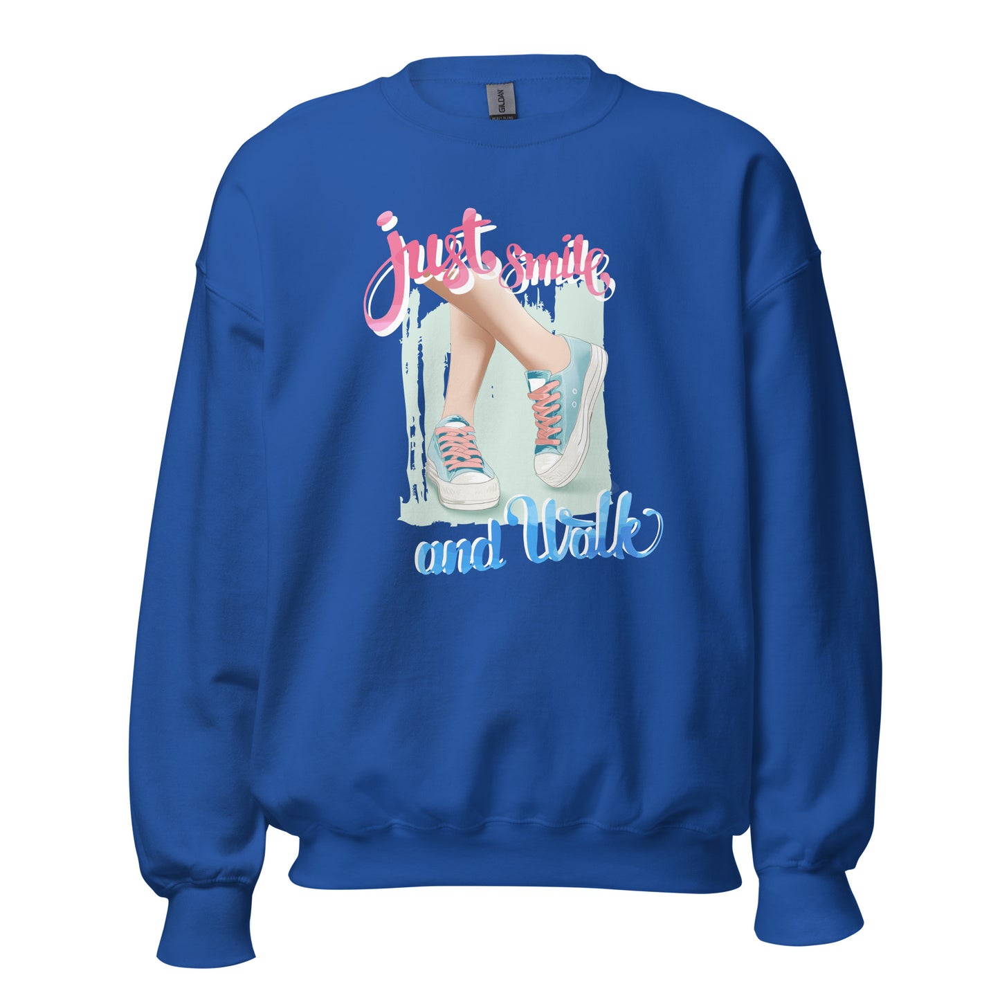 Frauen Pullover just smile