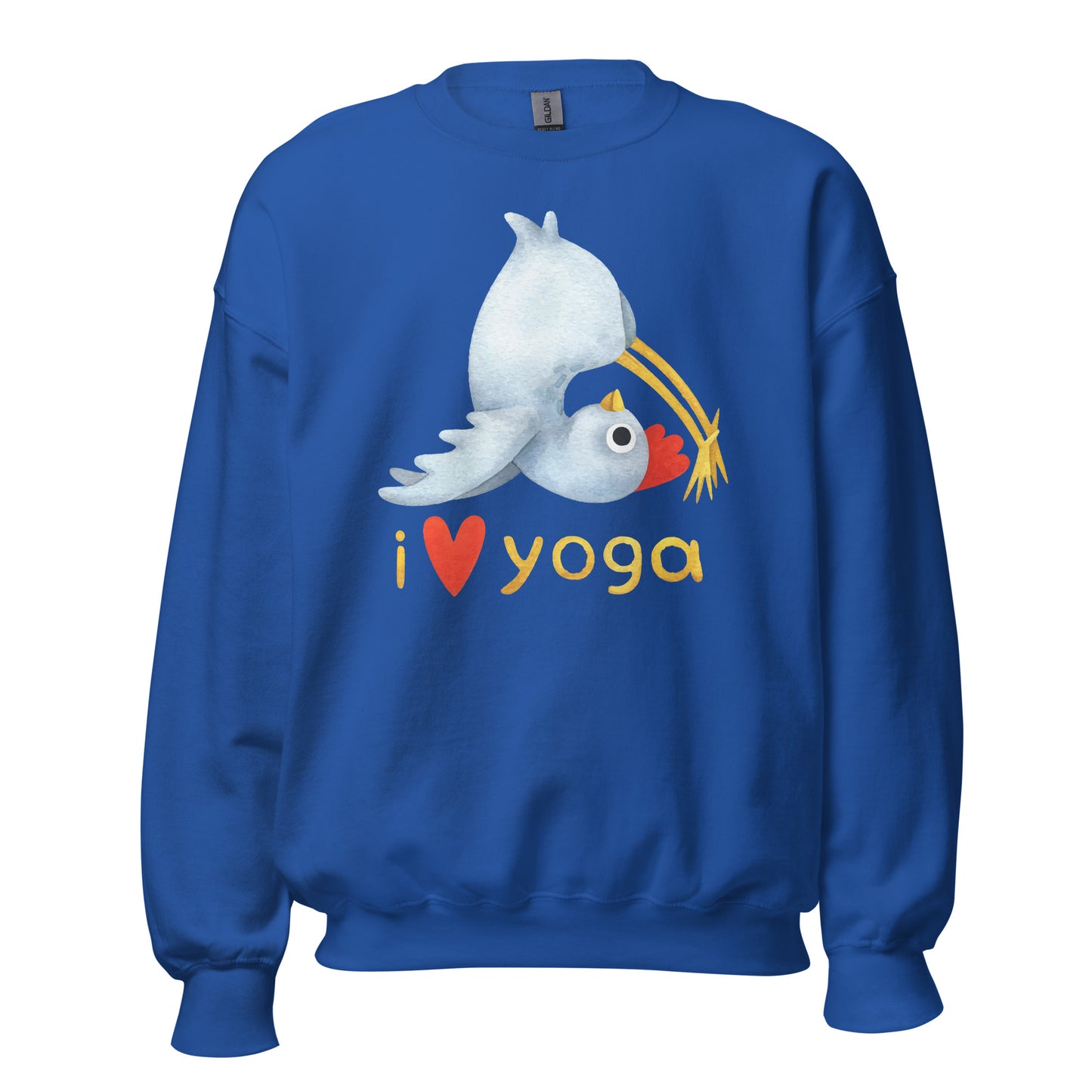 Frauen Pullover i love yoga