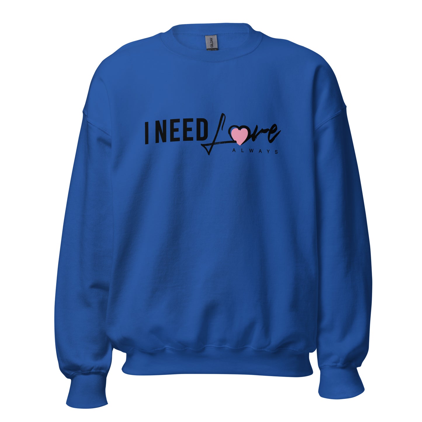 Damen Pullover i need love