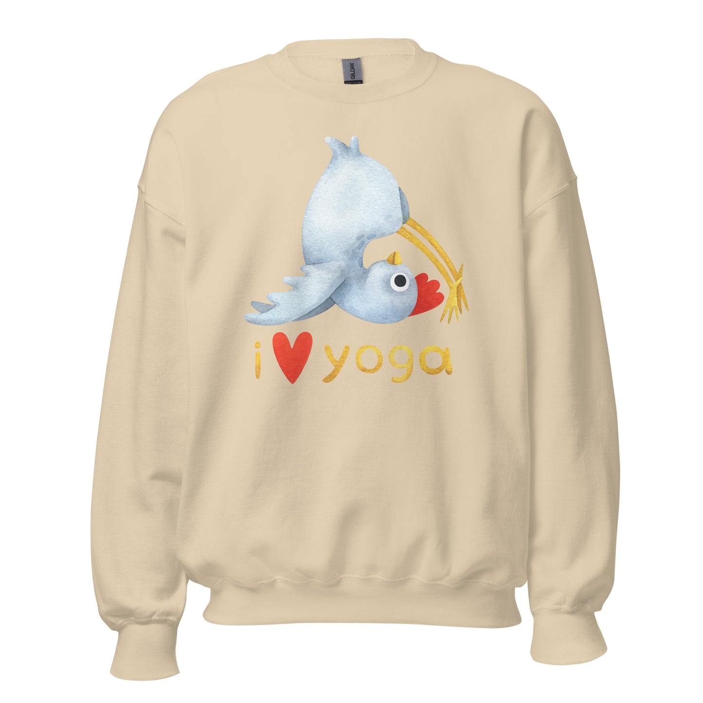 Frauen Pullover i love yoga