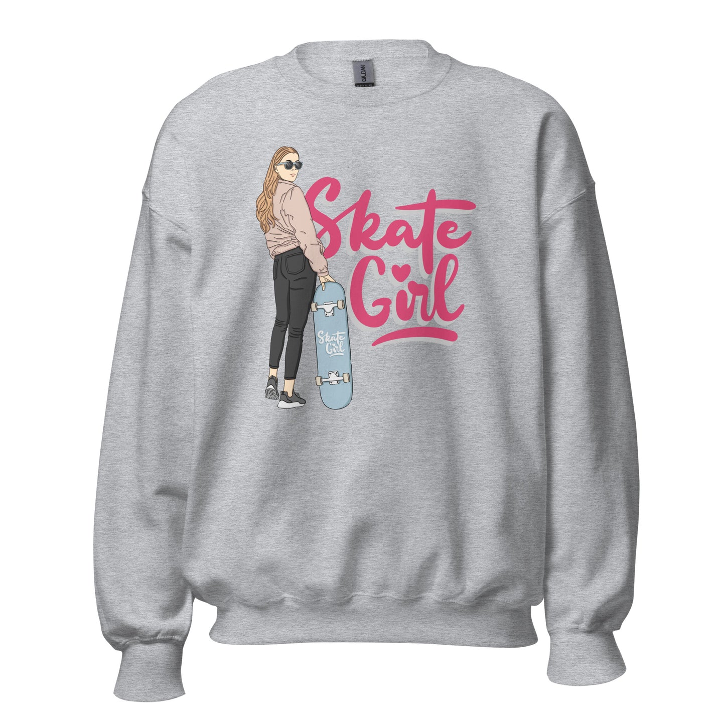 Frauen Pullover Skate girl