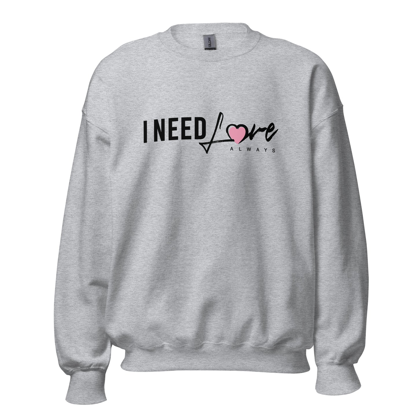 Damen Pullover i need love