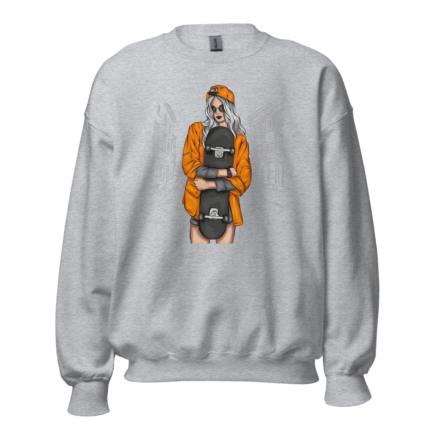 Damen Pullover skater girl