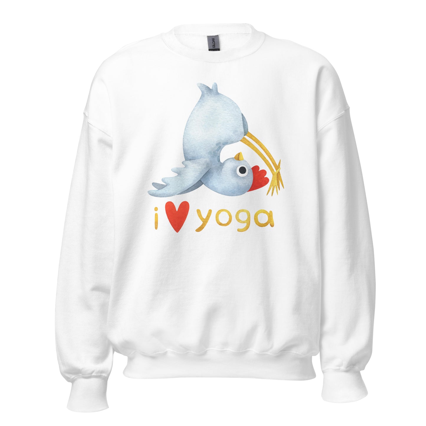 Frauen Pullover i love yoga