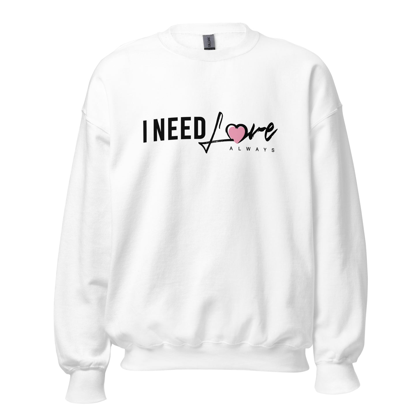 Damen Pullover i need love