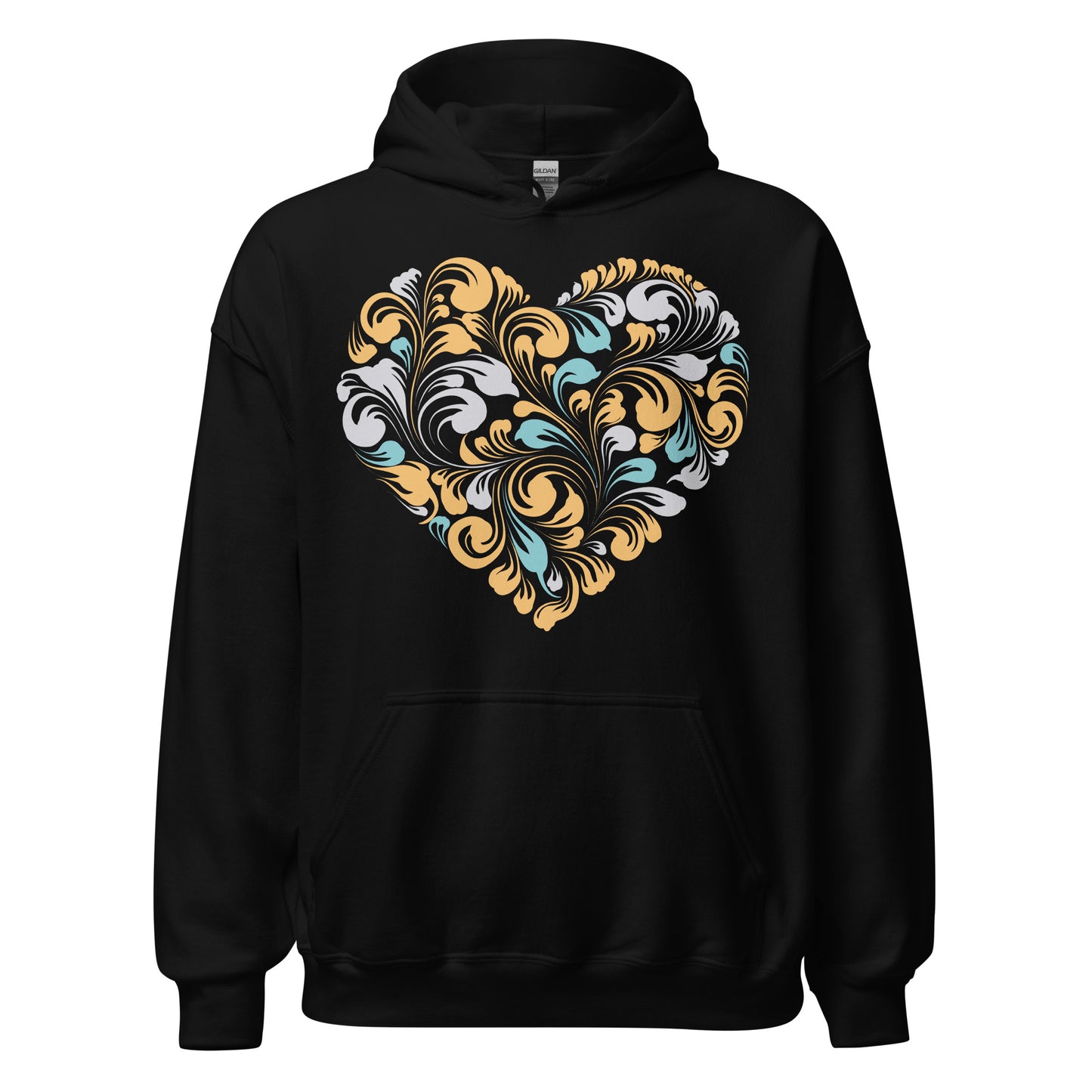Damen Kapuzenpullover Herz