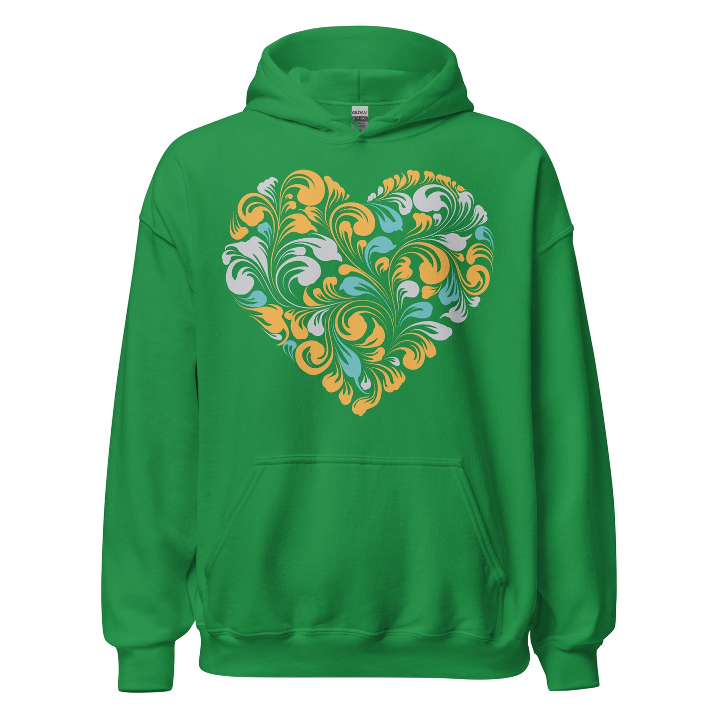 Damen Kapuzenpullover Herz