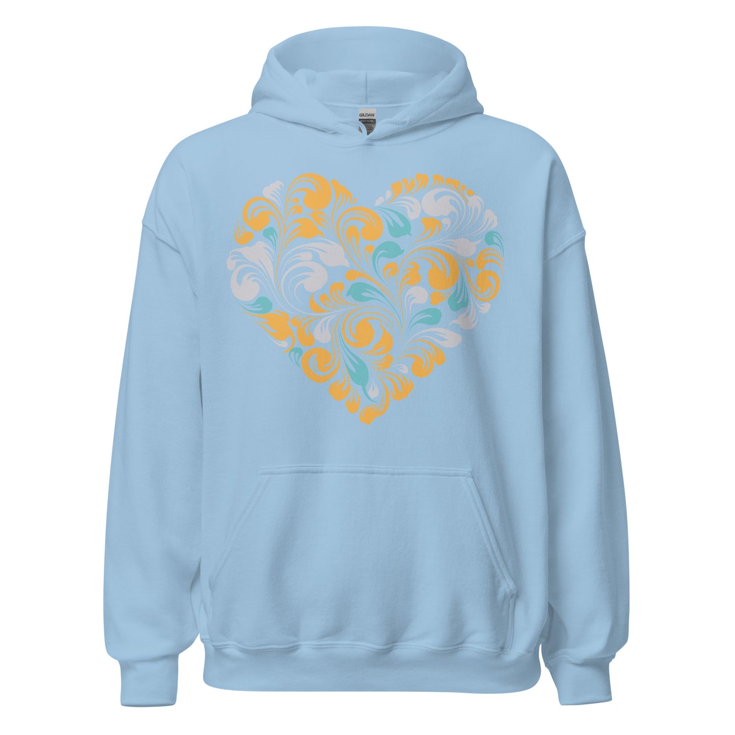 Damen Kapuzenpullover Herz