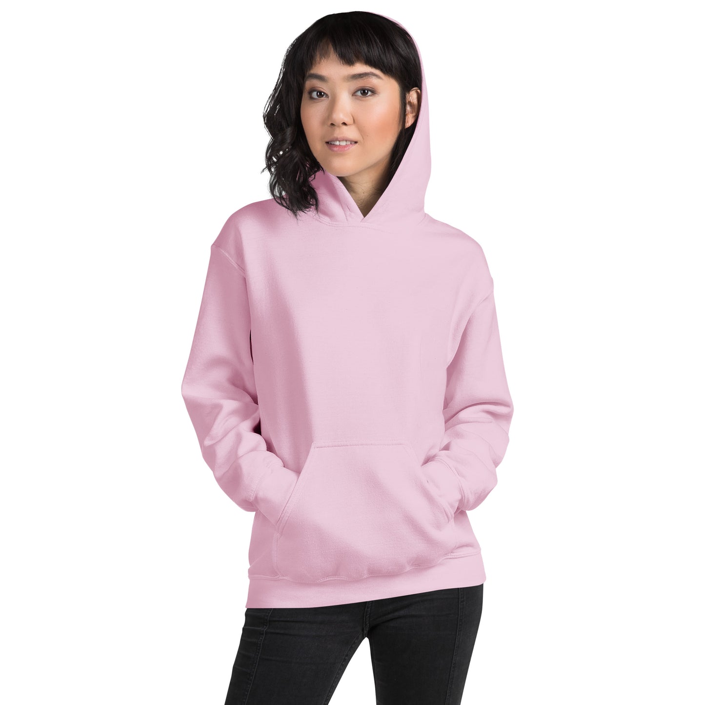 Damen Kaputzenpullover Backprint / Rückenprint Rosen