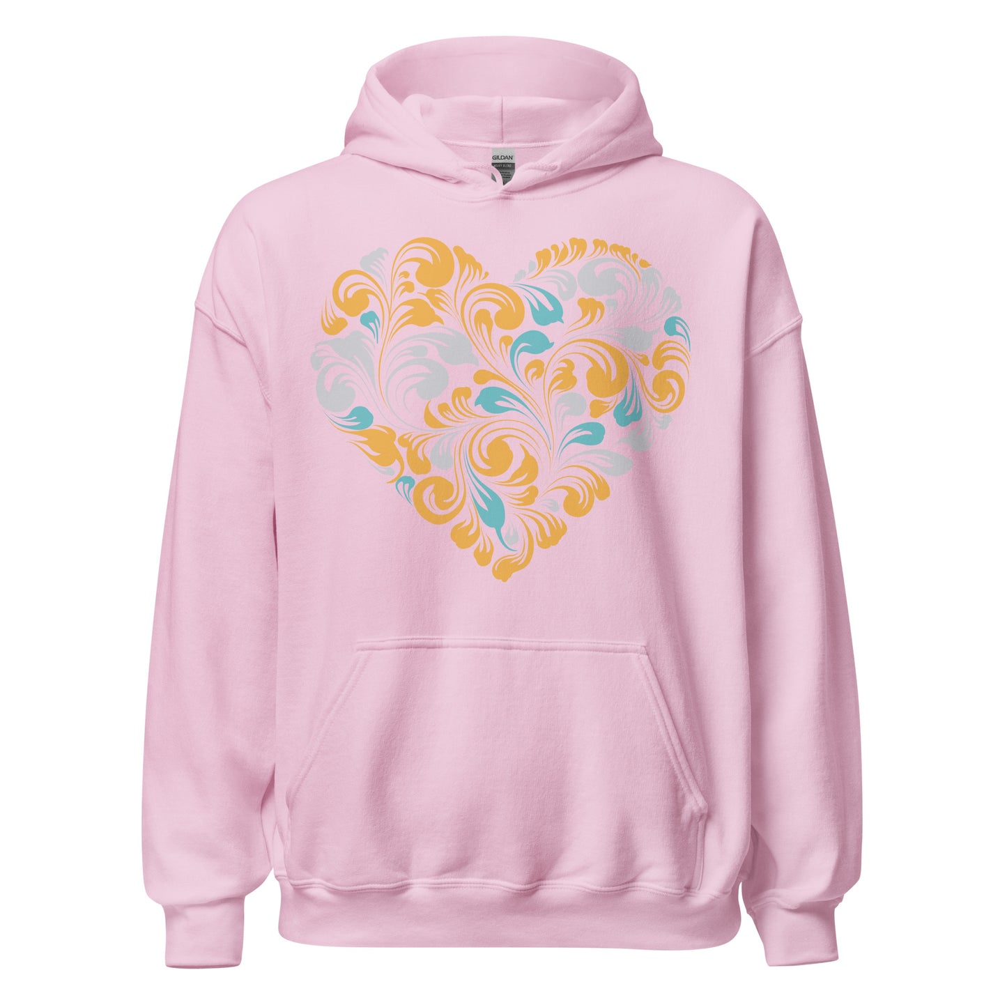 Damen Kapuzenpullover Herz