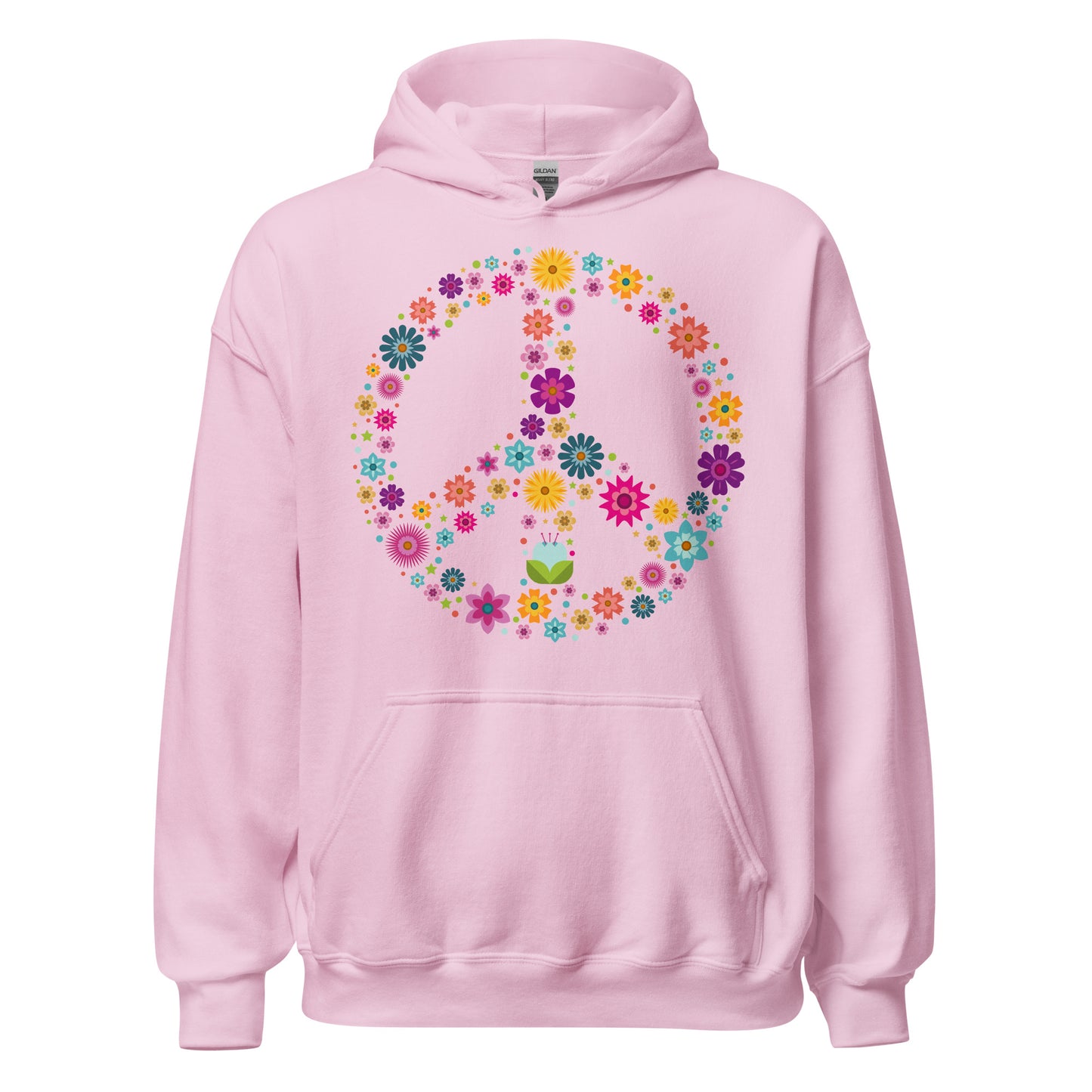 Damen Kapuzenpullover Peace