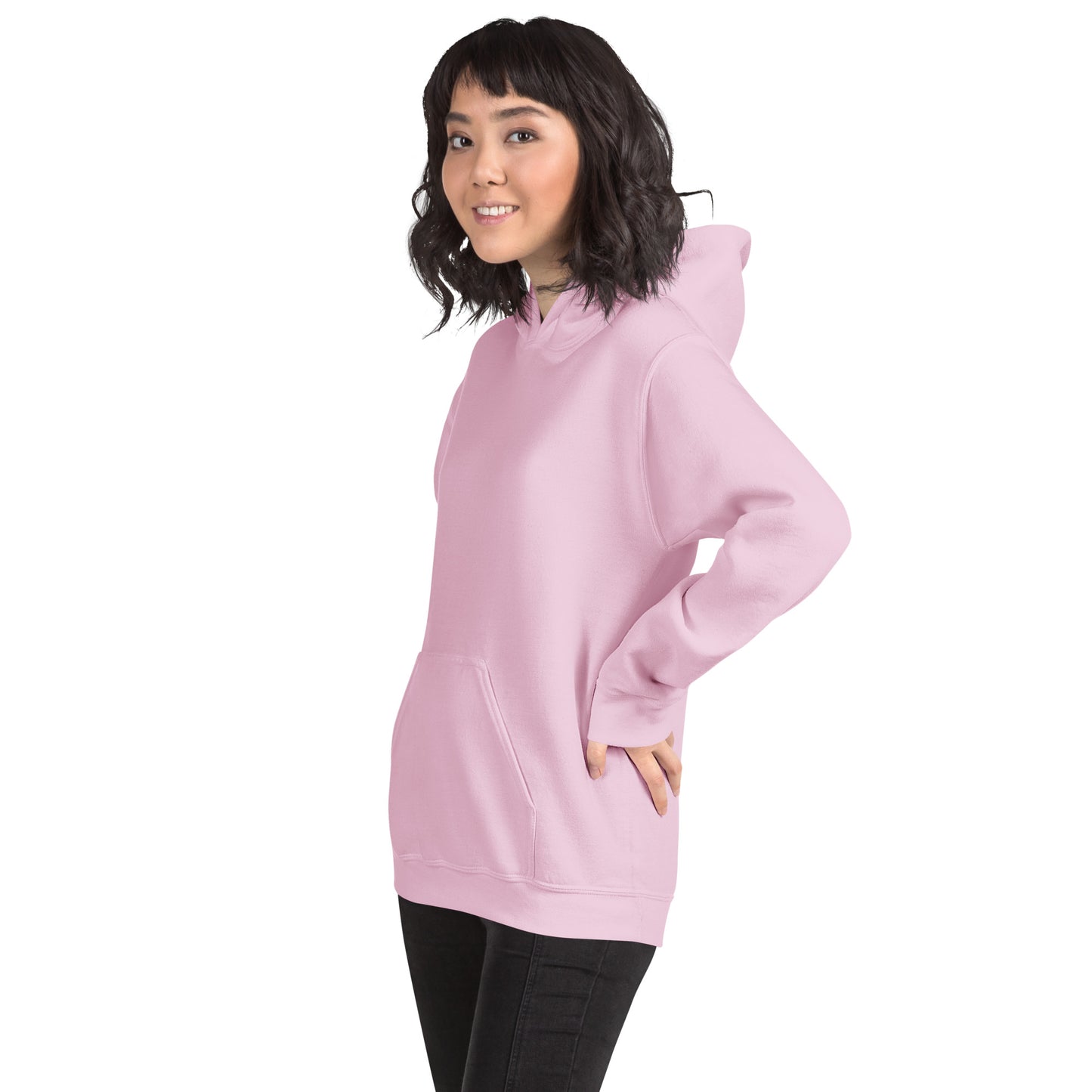 Damen Kaputzenpullover Backprint / Rückenprint Feder