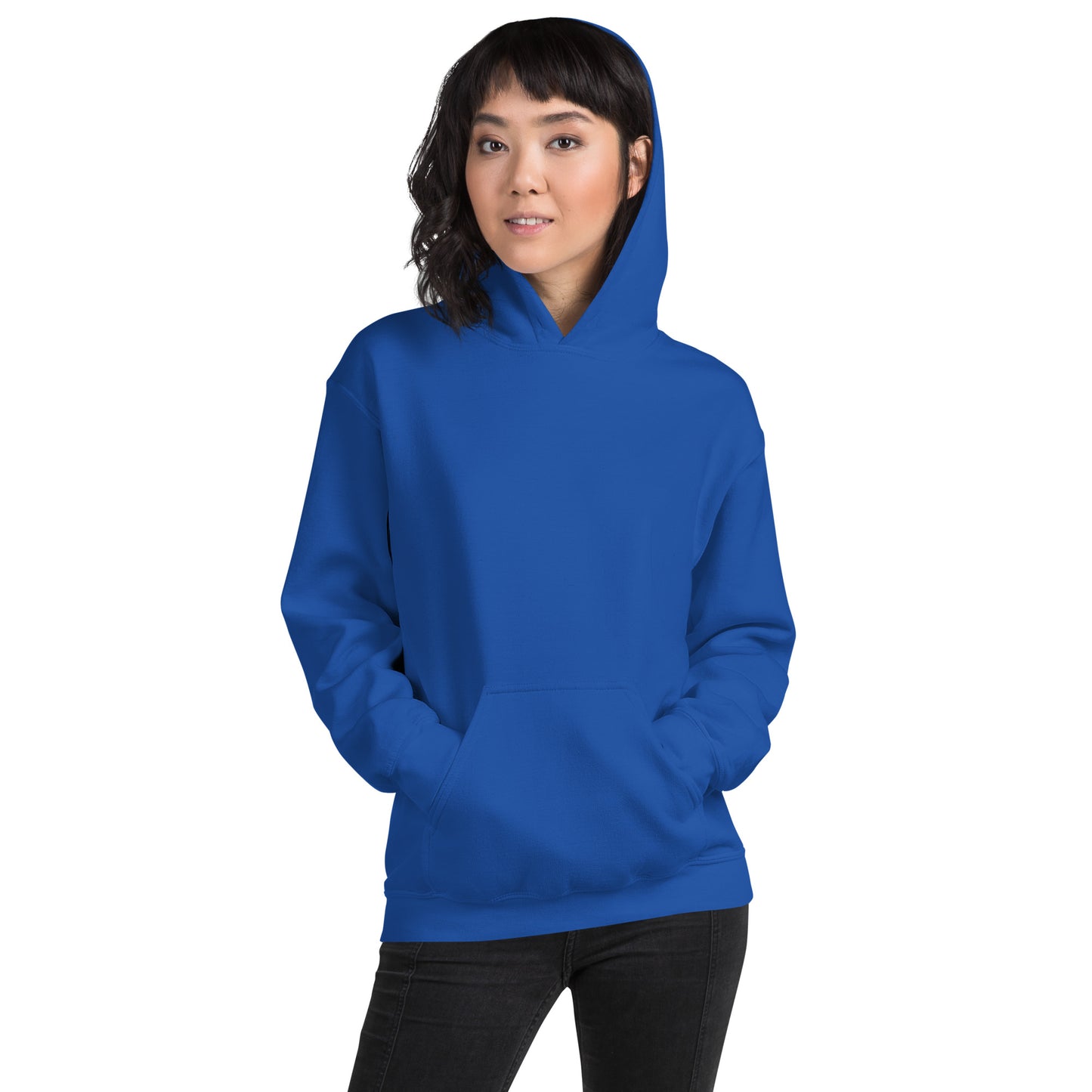 Damen Kaputzenpullover Backprint / Rückenprint Feder