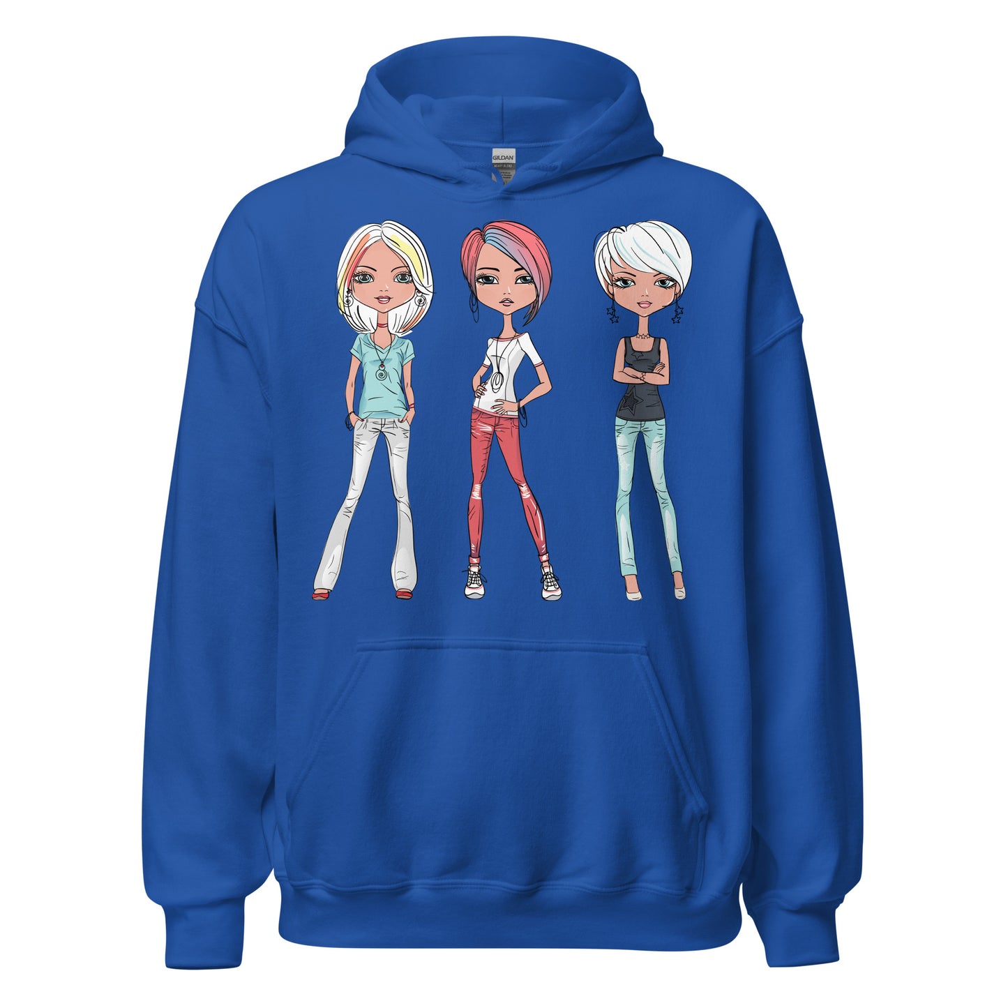 Damen Kapuzenpullover Girls Night