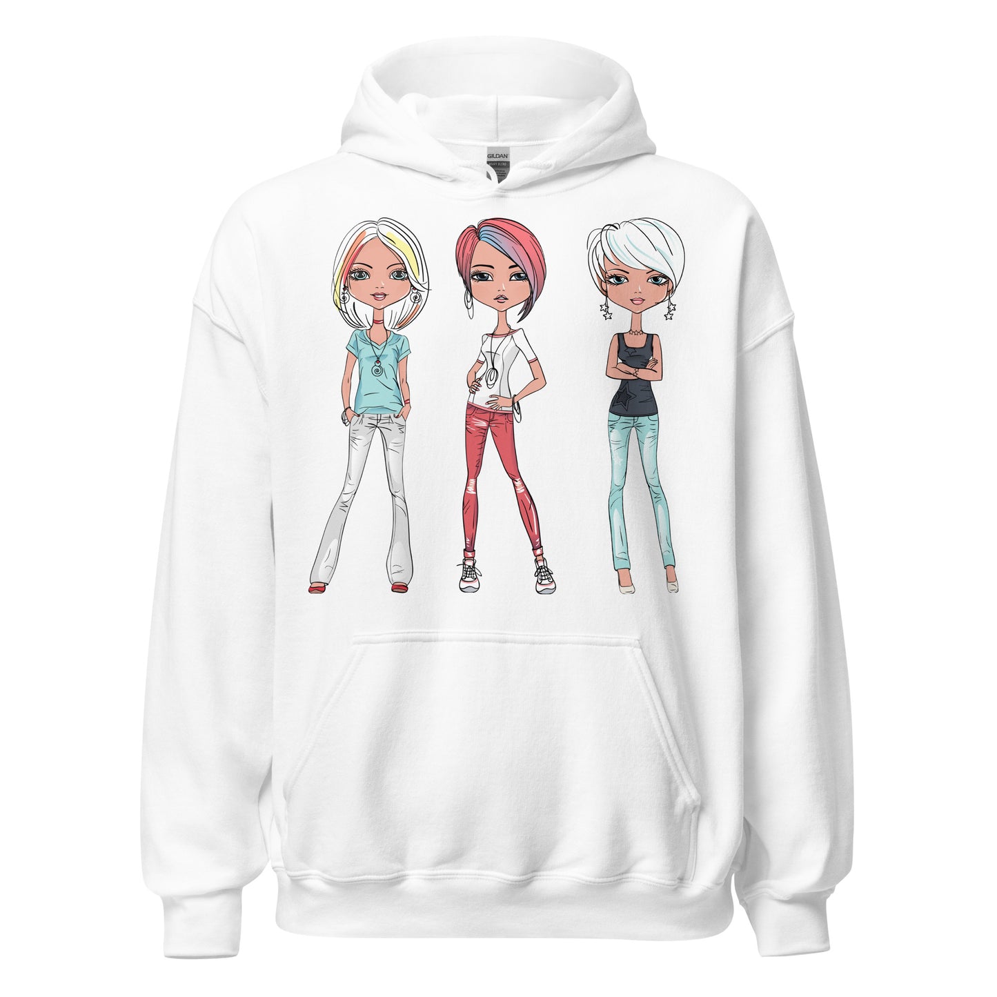 Damen Kapuzenpullover Girls Night