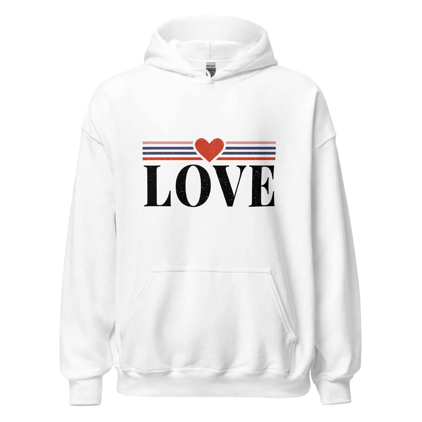 Damen Kapuzenpullover Love