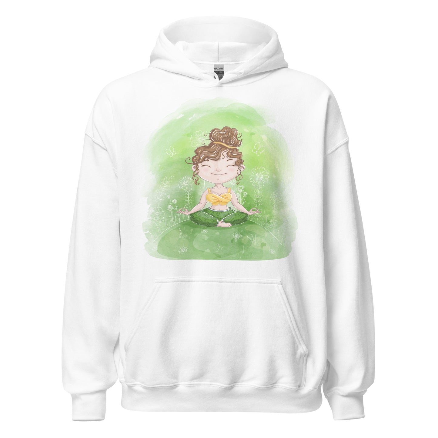 Damen Kapuzenpullover Namaste 2