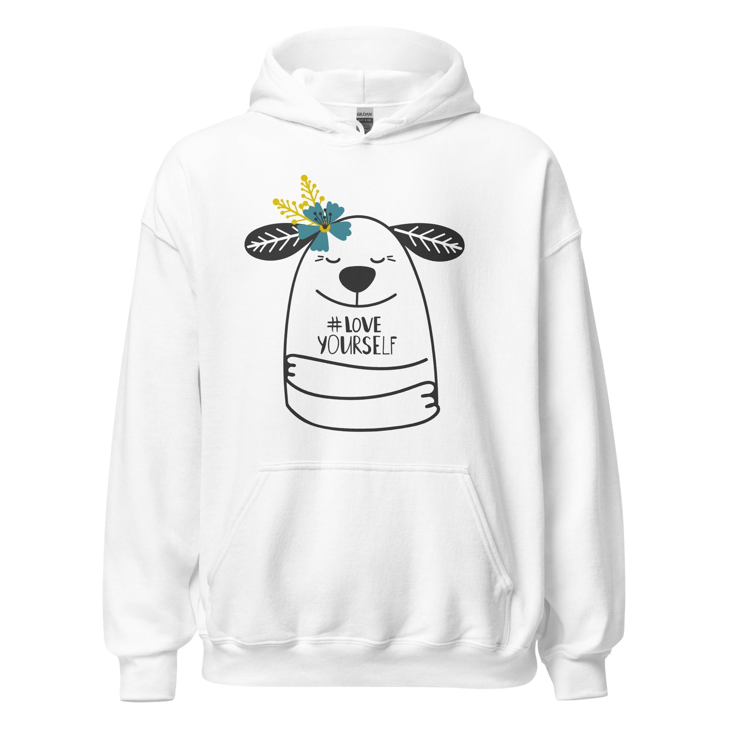 Damen Kapuzenpullover love yourself