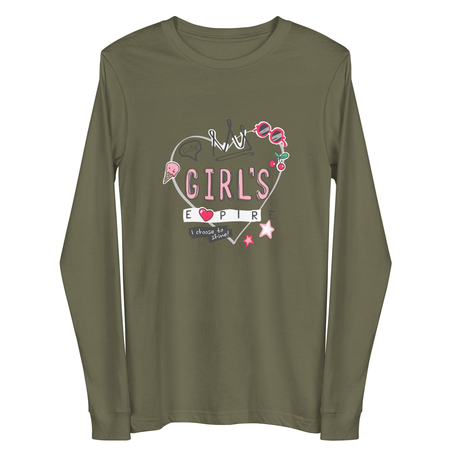Damen Longsleeve Girls Empire