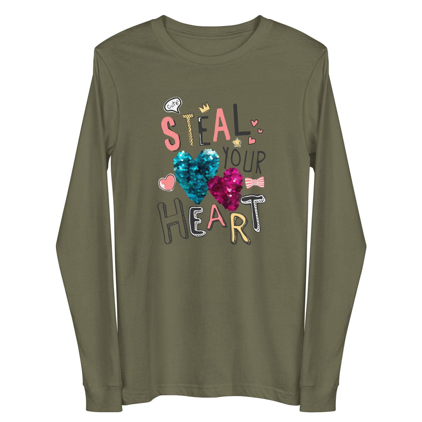 Damen Longsleeve steal your heart
