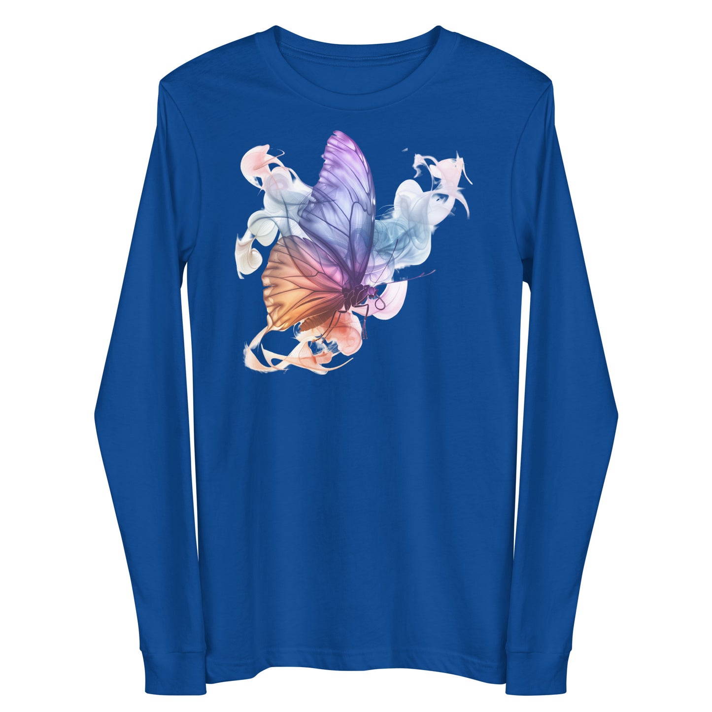 Damen Longsleeve Schmetterling Motiv #1