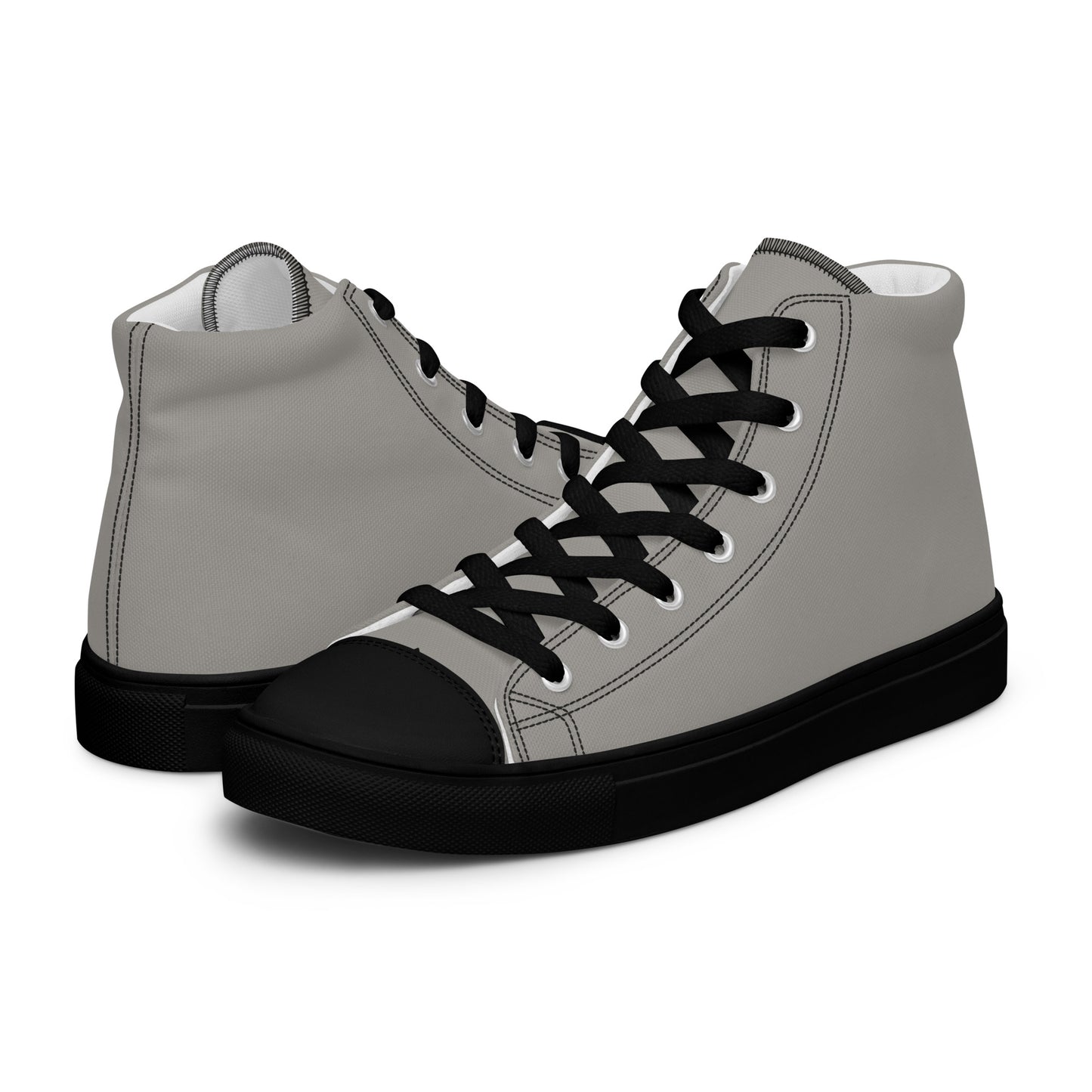 High-Top Damen Sneaker hellgrau