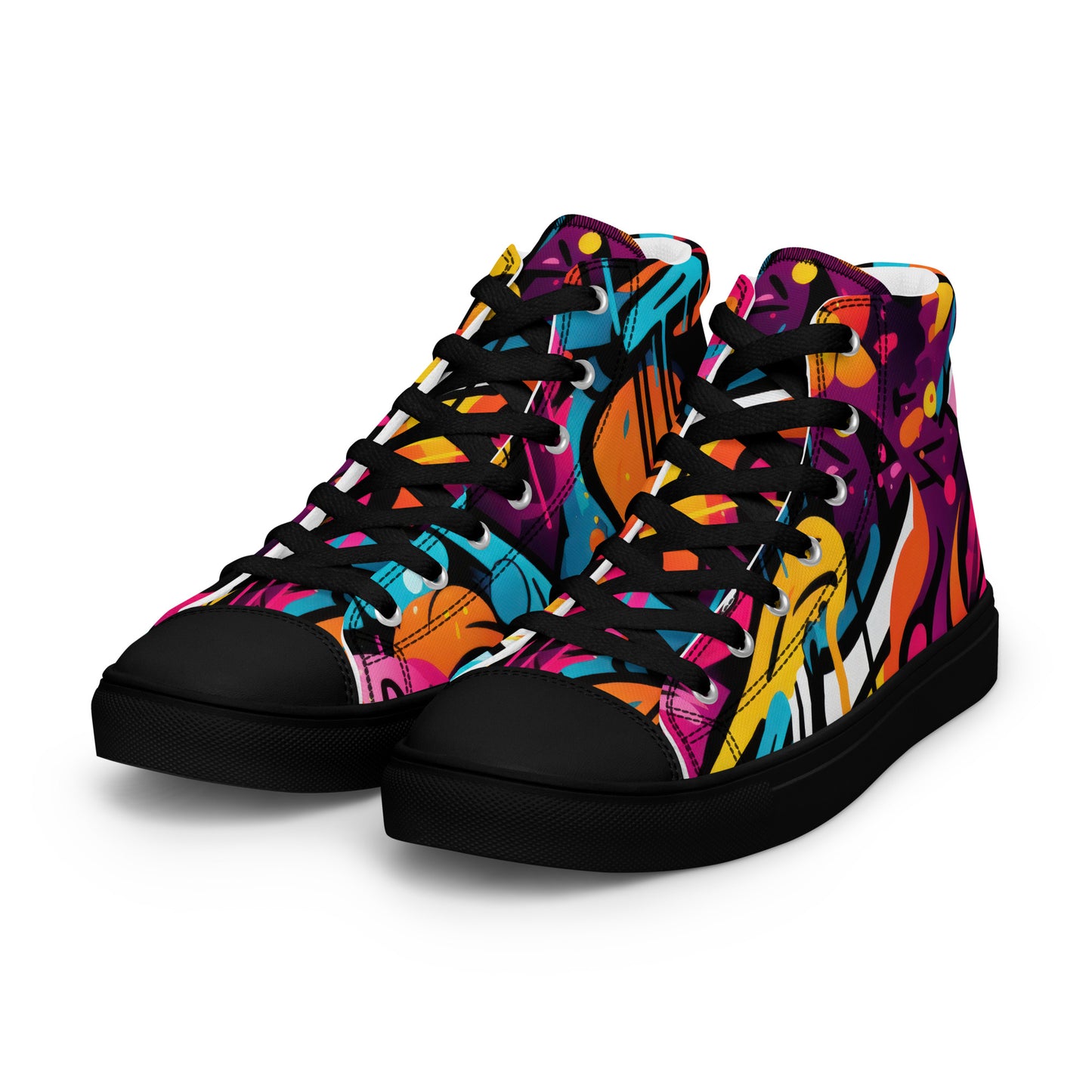 High-Top Damen Sneaker graffiti