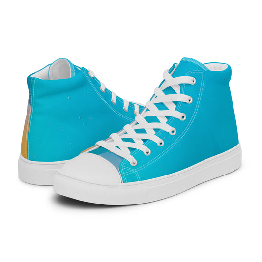 High-Top Damen Sneaker raindrops