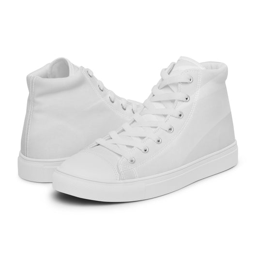 High-Top Damen Sneaker white waves