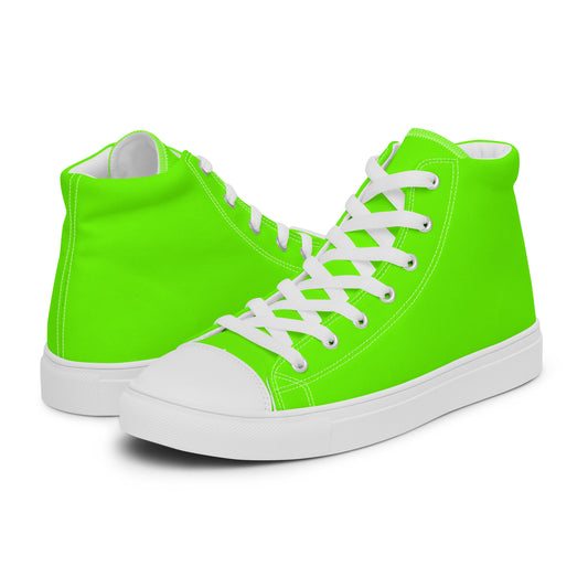 High-Top Damen Sneaker hellgrün