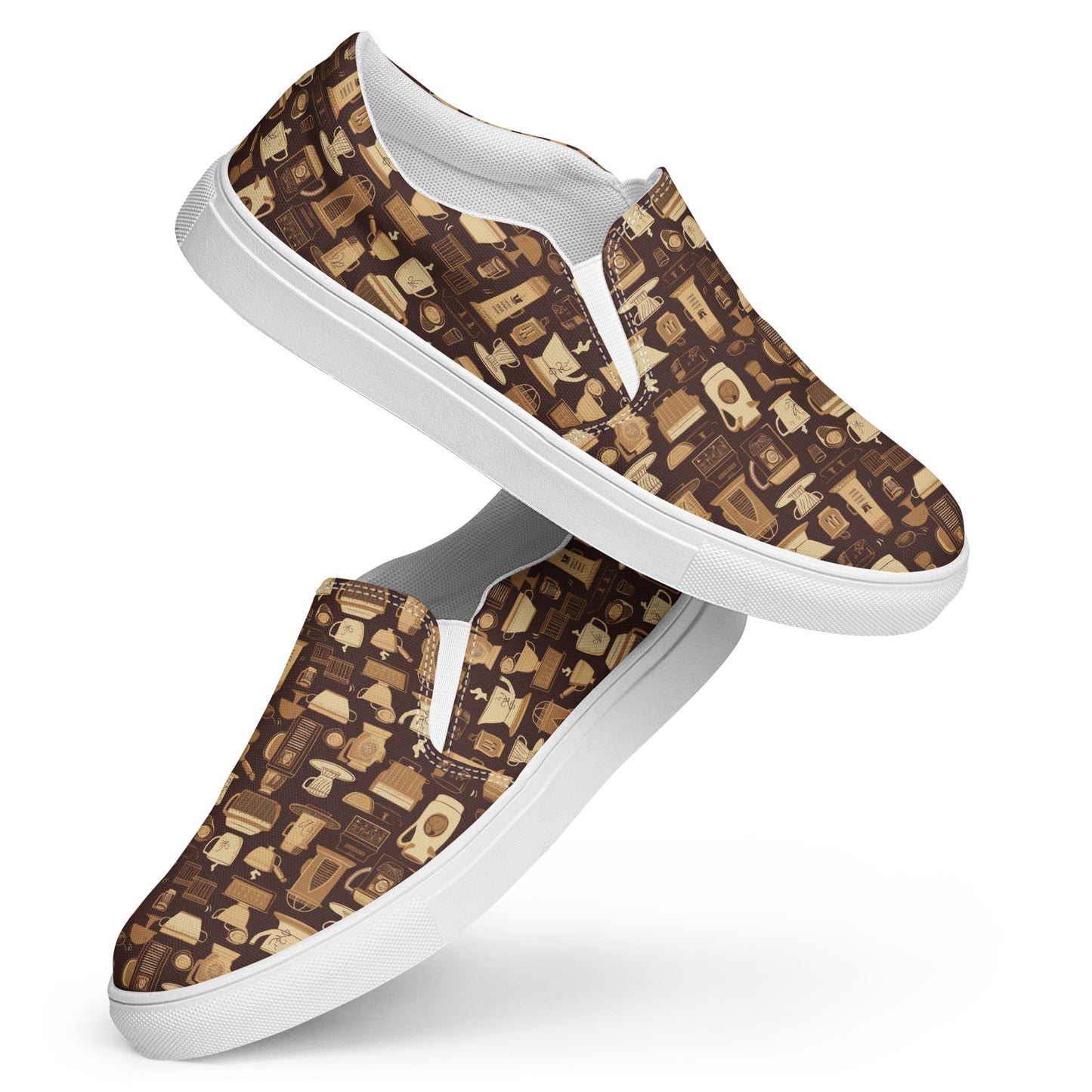 Damen Slipper Vintage Kaffee