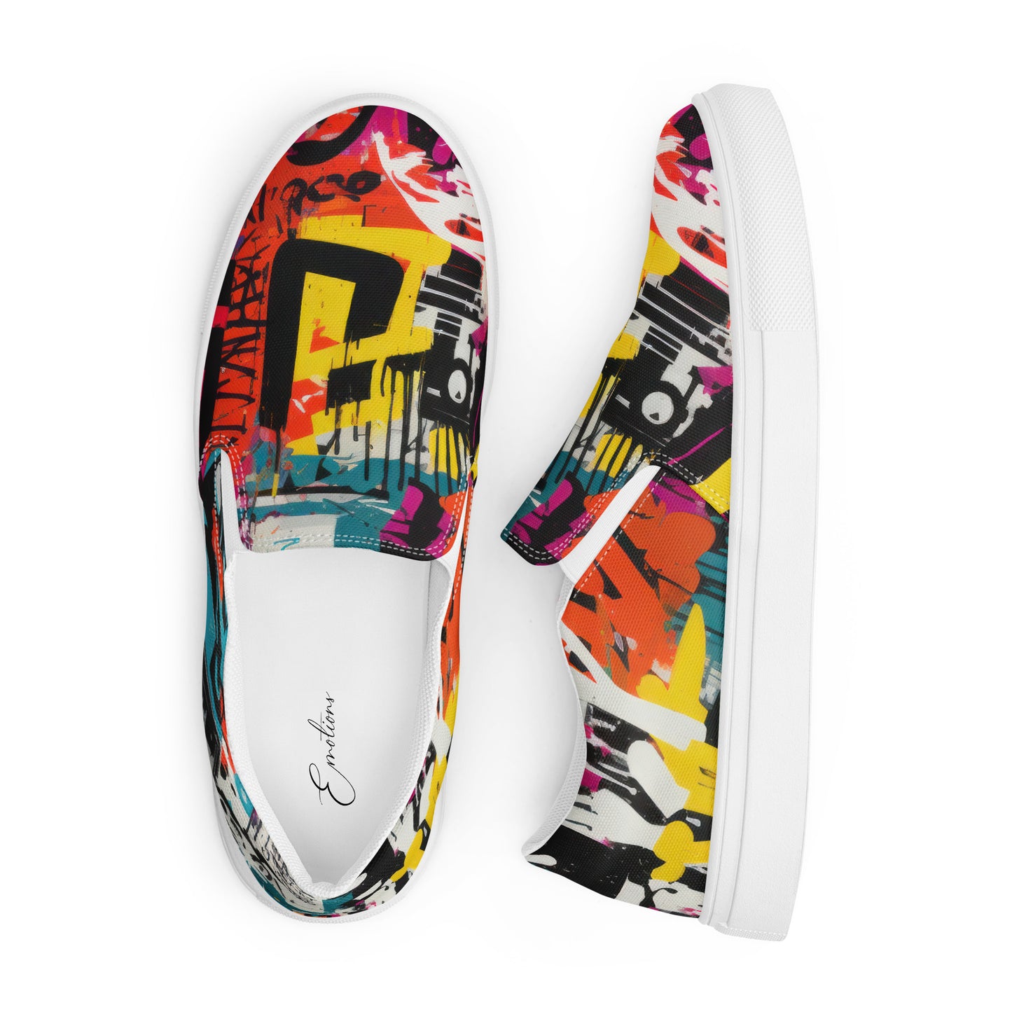 Damen Slipper Graffiti