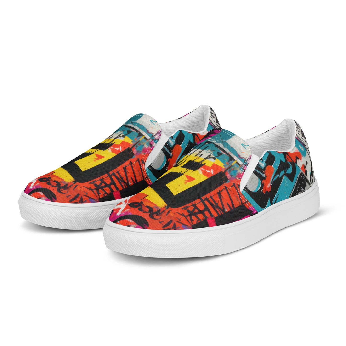 Damen Slipper Graffiti